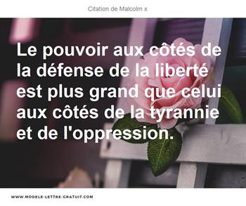 Citations Malcolm x