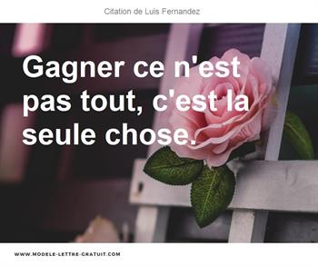 Citations Luis Fernandez