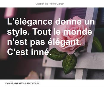 Citations Pierre Cardin