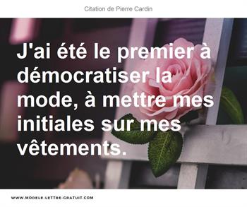 Citations Pierre Cardin