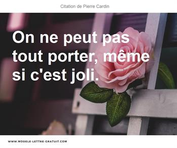 Citations Pierre Cardin
