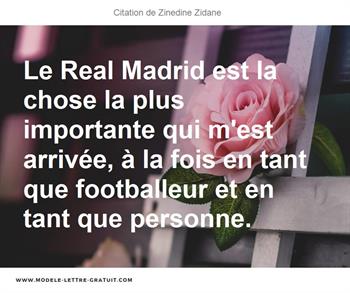 Citations Zinedine Zidane