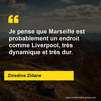 Citation de Zinedine Zidane