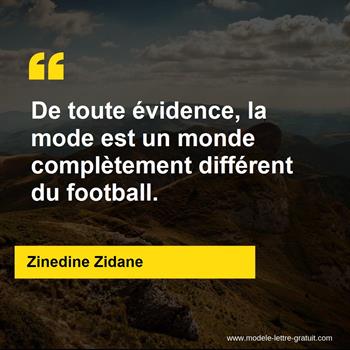 Citations Zinedine Zidane