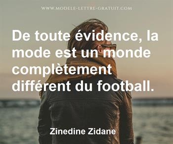 Citation de Zinedine Zidane