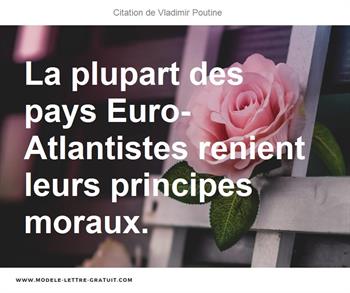 Citations Vladimir Poutine