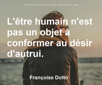 Citation de Françoise Dolto