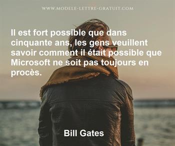 Citation de Bill Gates