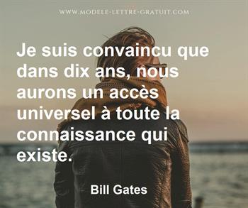 Citation de Bill Gates