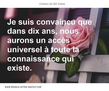 Citations Bill Gates
