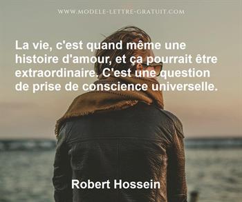 Citation de Robert Hossein