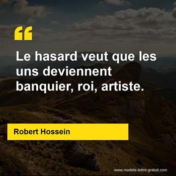 Citations Robert Hossein