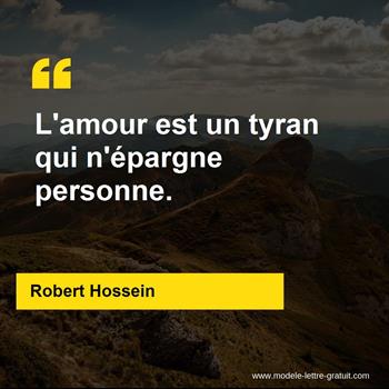 Citation Robert Hossein