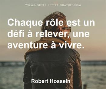 Citation de Robert Hossein