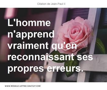 Citations Jean-Paul II