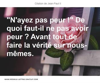 Citations Jean-Paul II