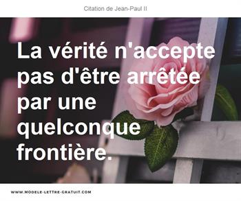 Citations Jean-Paul II