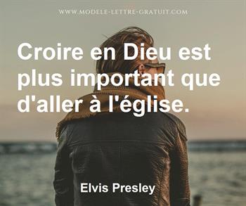 Citation de Elvis Presley