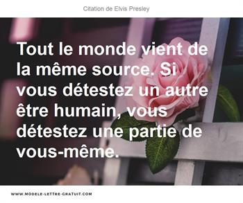 Citations Elvis Presley