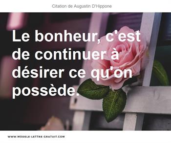 Citations Augustin D