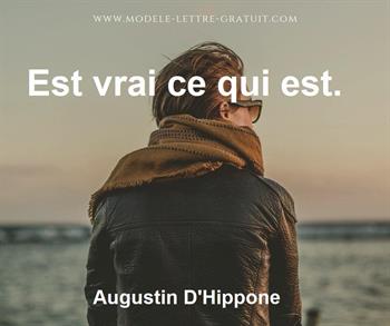 Citation de Augustin D