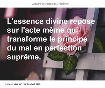 Citations Augustin D