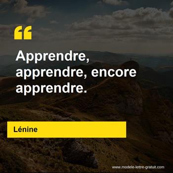 Citation Lénine
