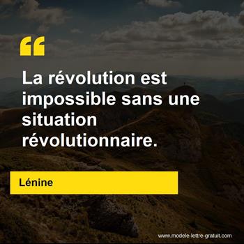 Citation Lénine