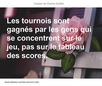 Citations Warren Buffett
