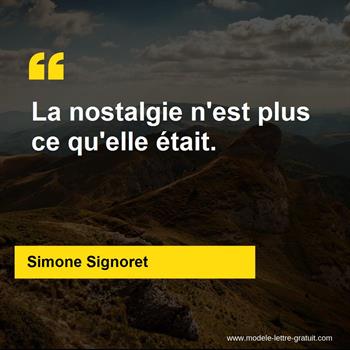 Citations Simone Signoret