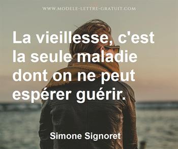 Citation de Simone Signoret