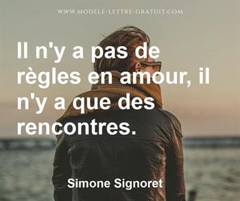 Citation de Simone Signoret