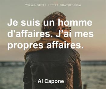 Citation de Al Capone