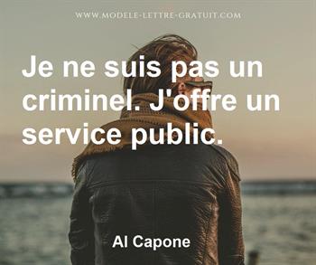 Citation de Al Capone