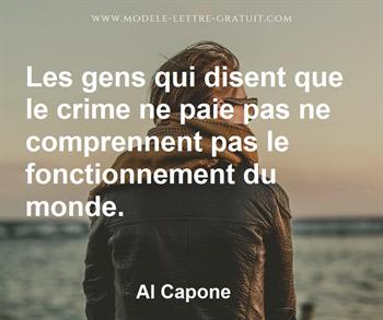 Citation de Al Capone
