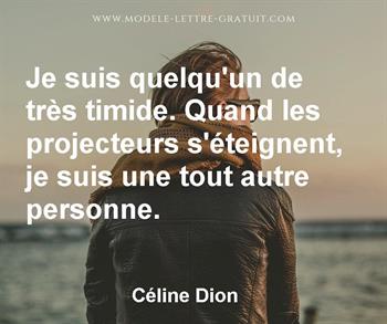 Citation de Céline Dion