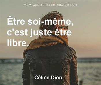 Citation de Céline Dion