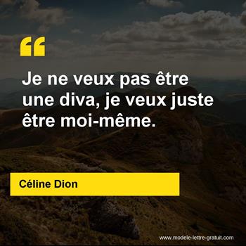 Citation de Céline Dion