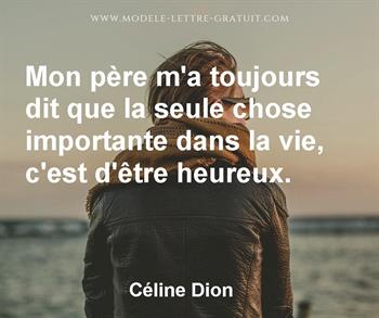 Citation de Céline Dion