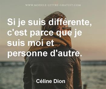 Citation de Céline Dion