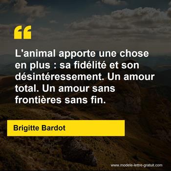 Citation de Brigitte Bardot