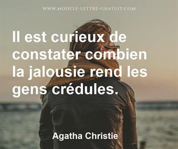 Citation de Agatha Christie