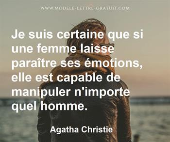 Citation de Agatha Christie