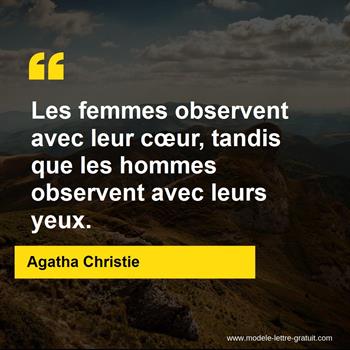 Citation Agatha Christie