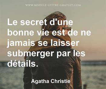 Citation de Agatha Christie