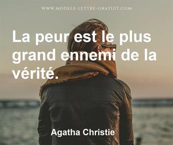 Citation de Agatha Christie