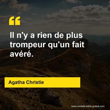 Citation Agatha Christie