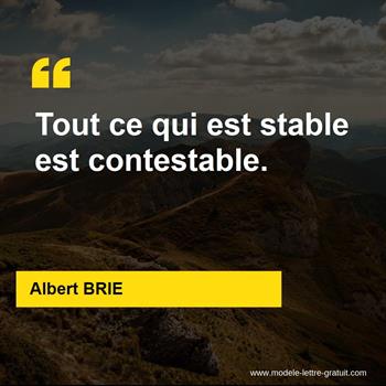 Citations Albert BRIE