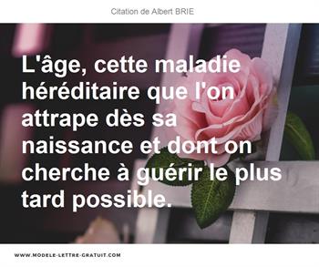Citations Albert BRIE
