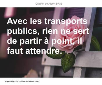 Citations Albert BRIE